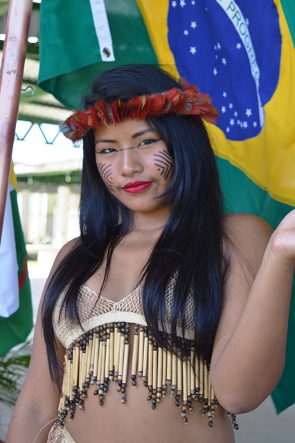 Agora técnica em Aquicultura, a aluna indígena Marilda Williams. Foto: Ramon Queiroz