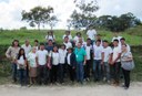 Alunos do curso superior visitaram área de produção orgânica em Pacaraima