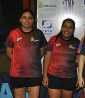 Dupla do tênis de mesa feminino do IFRR garante bicampeonato nos JIFs