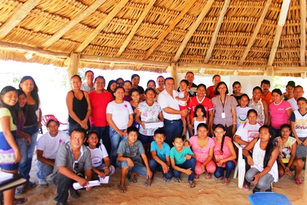 Servidores implantam ação 20RJ em comunidades indígenas de Amajari