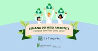 Campus Boa Vista Zona Oeste realizará Semana do Meio Ambiente